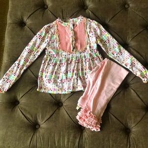 Matilda Jane, Shirt & Pants, Size 6